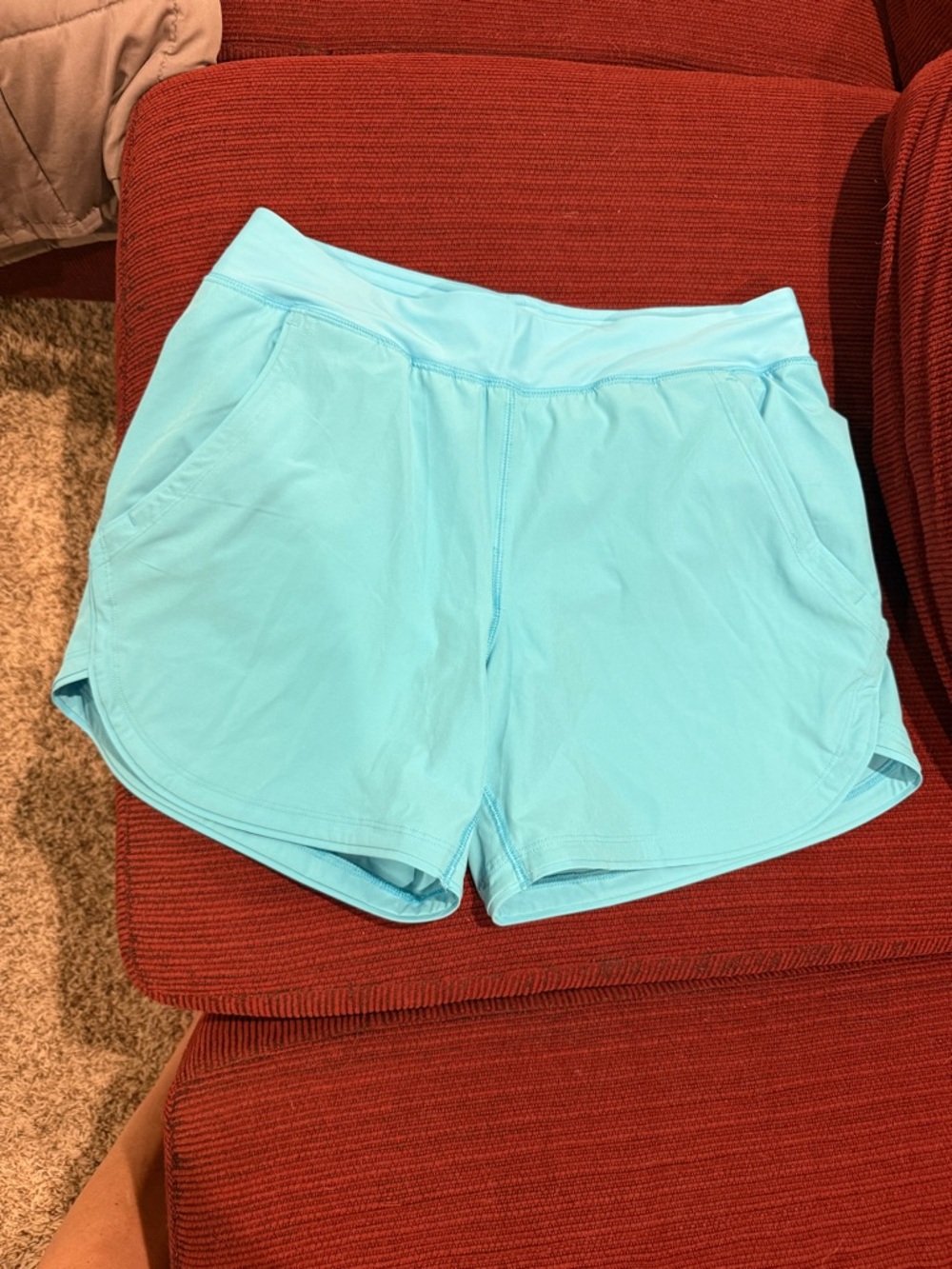 Lands' End Aqua Athletic Shorts